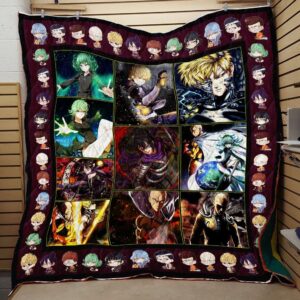 One Punch Fight Man Quilt V6  Quilt